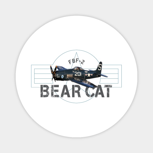 "The Beast" F8F Bear Cat Magnet by WheelsMade